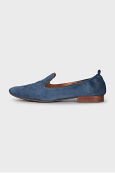 Blue suede shoes