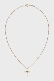 Gold pendant on a chain