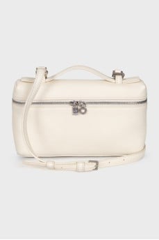 Extra Pocket Leather Crossbody Bag