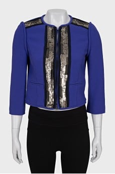 Purple jacket with sequins