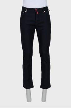 Men's mid-rise trousers