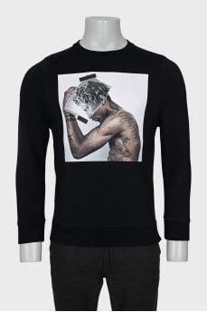 Men's slim-fit sweatshirt