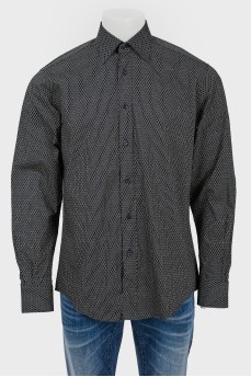 Men's shirt with padded collar