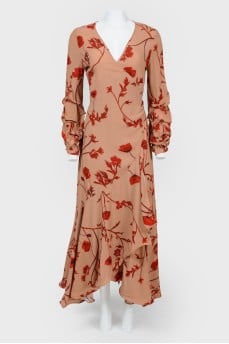 Floral -print smell with tag