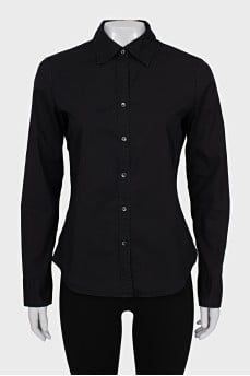 Black fitted shirt