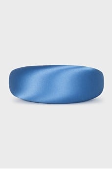 Blue textile hoop