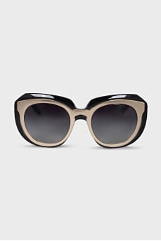 Round gold sunglasses