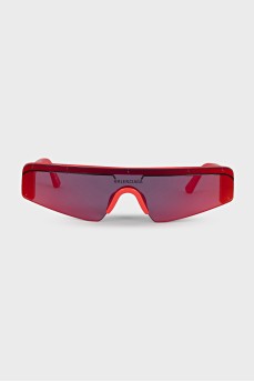 Red tinted sunglasses