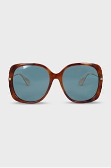 Blue tinted sunglasses