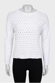 Chunky knit cropped jumper