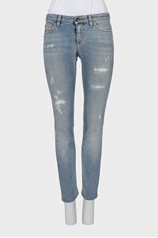 Рвані джинси skinny fit