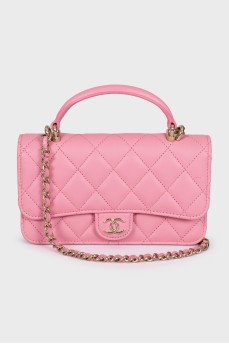 Рожева сумка Mini Flap Bag