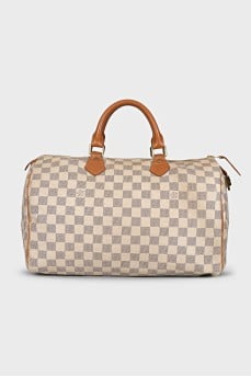 Beige Speedy 35 bag