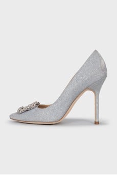 Hangisi silver shoes