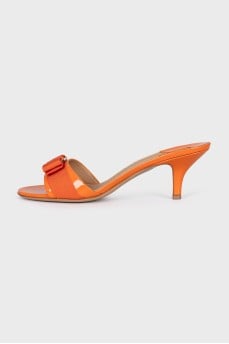 Orange Vara mules