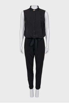 Black jumpsuit with trousers