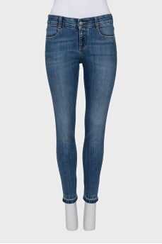 Low-rise skinny jeans