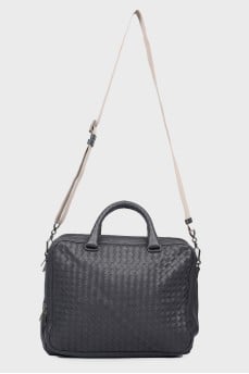 Male portfolio on a zipper on the shoulder belt