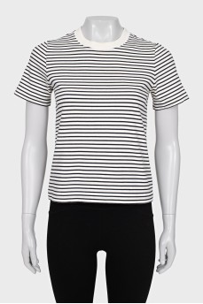 Black striped T-shirt