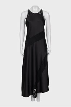 Black maxi dress with tag