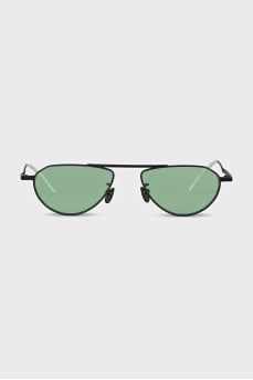 Green tinted sunglasses