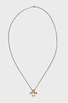 Silver pendant in the shape of a cross