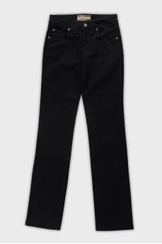 Чорні джинси straight fit з биркою