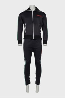 Men's tracksuit with stripes