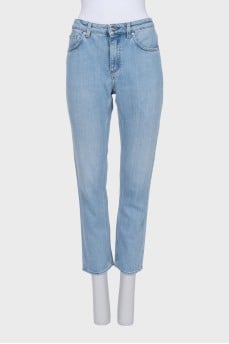 Light blue straight jeans