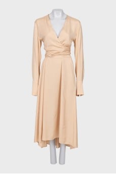 Maxi dress with belt