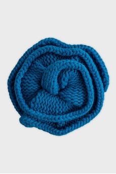 Wool and cashmere brooch