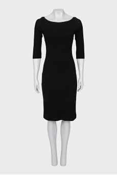Black dress with a cutout on the back