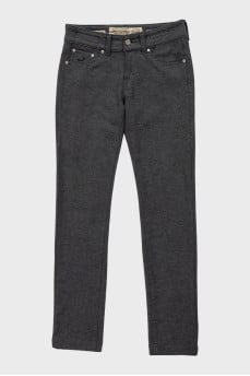 Gray trousers