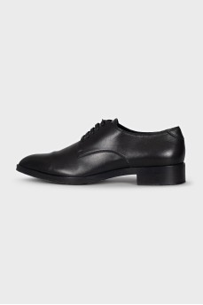 Black lace-up shoes