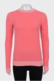 Straight pink jumper with tag
