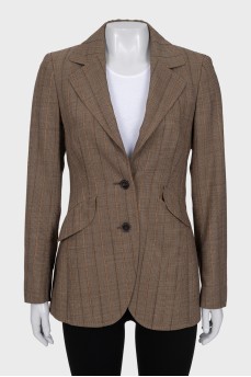Brown striped jacket