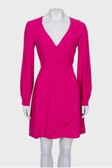 Pink dress with ties