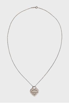 Silver heart pendant