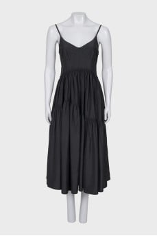 Black sundress with straps