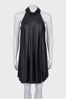 Black dress with ties