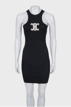 Bodycon dress with logo