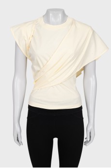 Yellow asymmetrical top