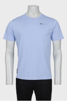 Men's blue t-shirt with tag