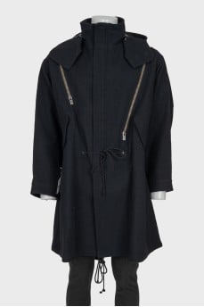 Men's oversized coat with tag
