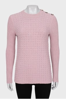 Jumper with accent buttons