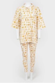 Costume Zylated Pants and Free Shirt