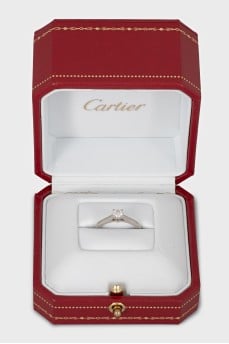 Platinum diamond ring