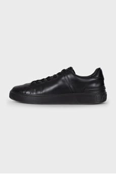 Men's leather lace-up sneakers
