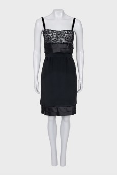 Silk sequin strappy dress