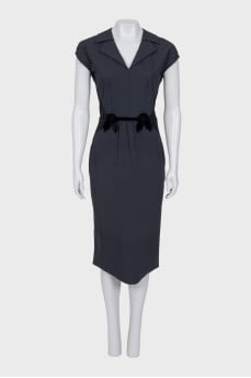 Wool sheath dress